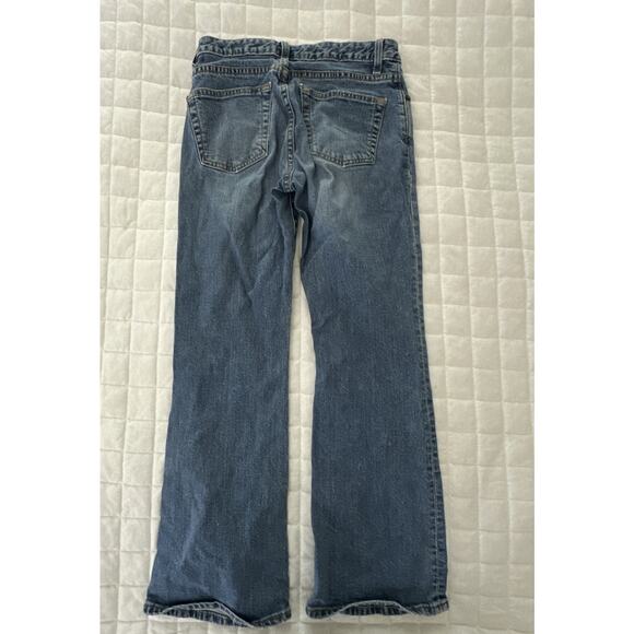 Vintage GAP Jeans Womens 2 Flare Stretch Medium Wash Low Rise Retro Y2K - Picture 3 of 12